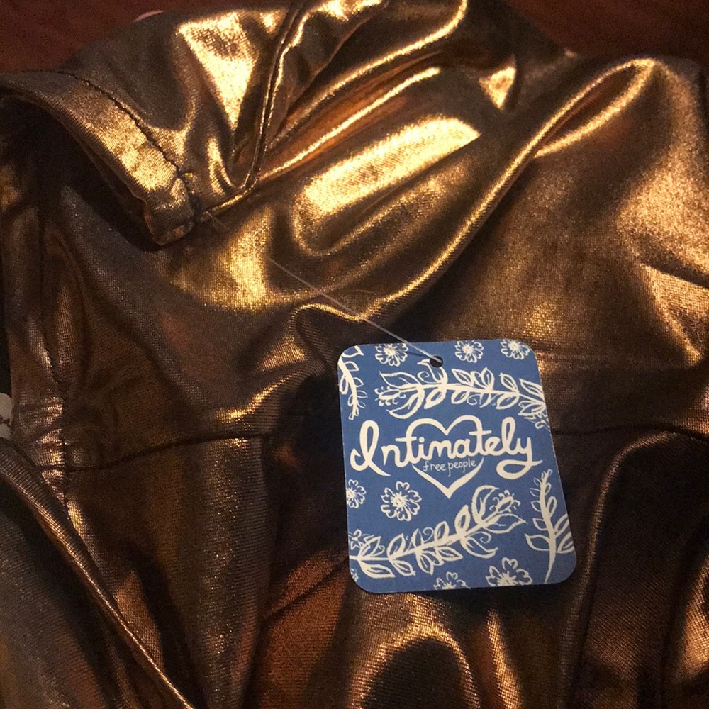 Free People | Shine Girl | Bronze Leggings - Picture 5 of 5